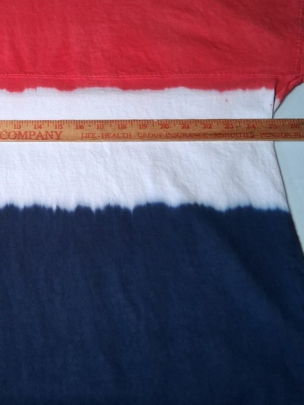 Spirit Jersey Shirt XL Red White Blue Tie Dye Stripe USA America Patriotic - Picture 3 of 16